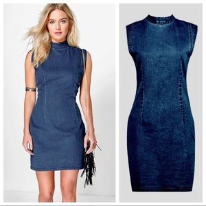 Boohoo Hannah Denim Minidress
